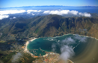 Hout Bay from aircraft