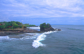 Tanah Lot Temple from east
